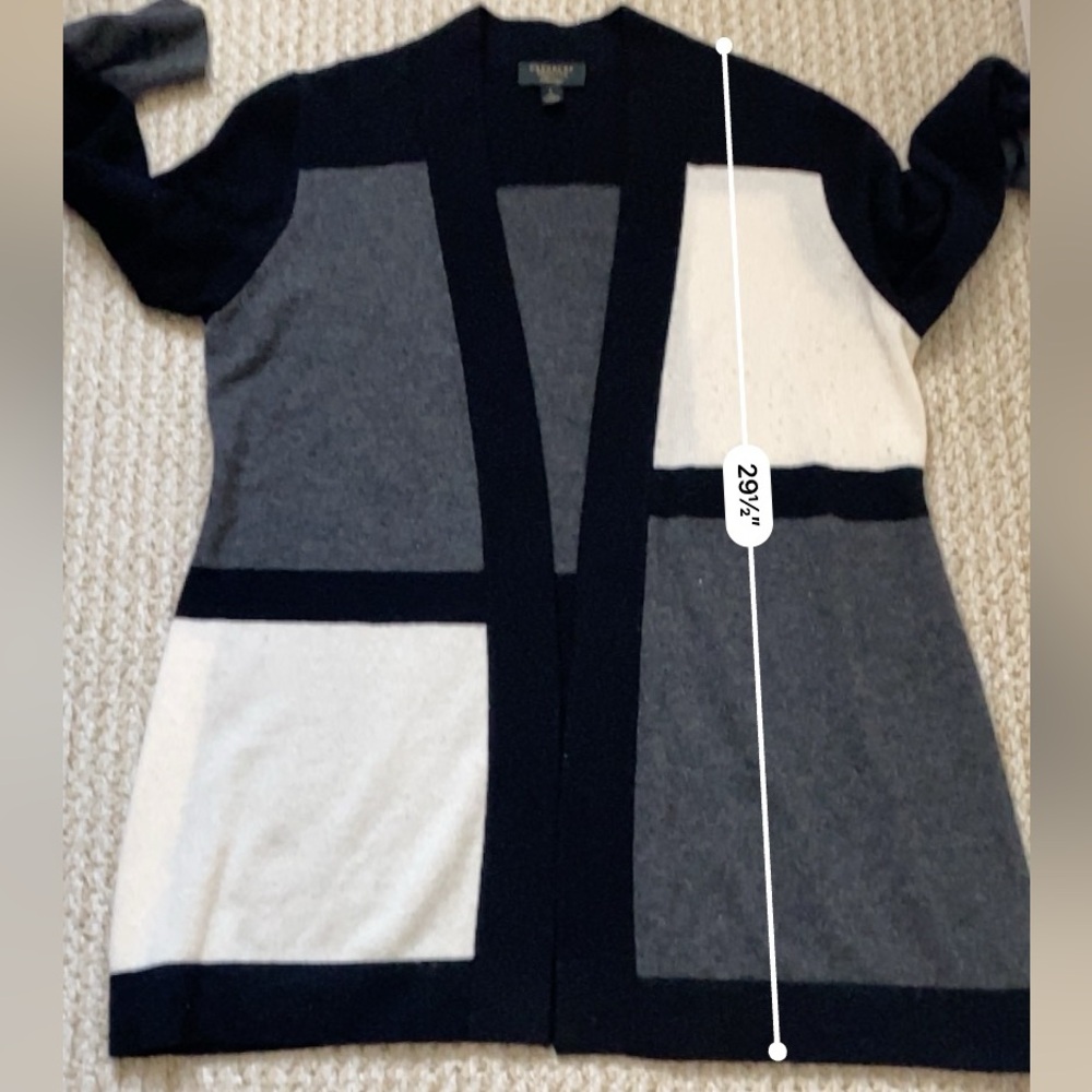 CHARTER CLUB | 100% Cashmere Women’s Long Cardigan Large - Picture 11 of 12